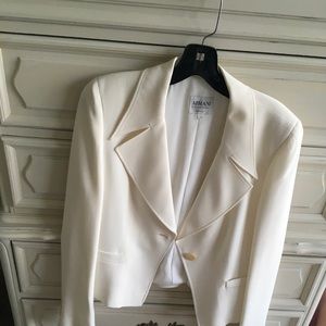 Armani White Blazer sz 6